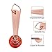 Measuring Spoons Set, ChicAid Rose Gold Plated Metal Teaspoons and Tablespoons, with Detachable Ring Holder, for Dry and Liquid, Fits in Spice Jar, Set of 6