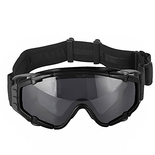 TBFMA Tactical AntiFog SIBallistic Regulator Goggles with Fan Airsoft Glasses for Ski Bike