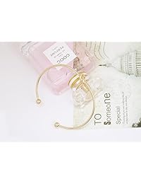 Vesungimey - Brazalete con nudo y tarjeta con texto en inglés "I Can't Tie The Knot Without You" para dama de honor, color y cantidad a escoger