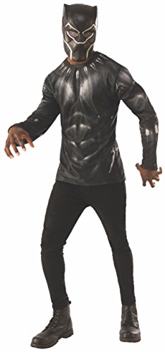 Rubie's Men's Black Panther Costume Top Set
