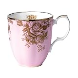 Royal Doulton-Royal Albert 100 Years 1960-Golden Roses Mug