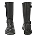 Xelement 1445 Men's Black Steel Toe Motorcycle Engineer Boots - 12