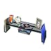 Safco Onyx Mesh Off-Surface Desk Organizer 3604BL, Black Powder Coat Finish, Durable Steel Mesh Construction