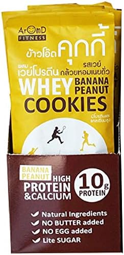 whey protein Cookies banana & peanut butter boost your energy up anytime and anywhere 480 g Packed in aluminum foil bag 12 bags/box