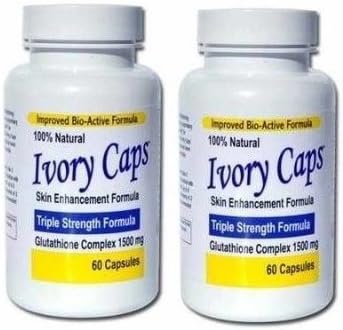 Ivory Caps Skin Lightening Whitening Support Pill (Pack of 2)