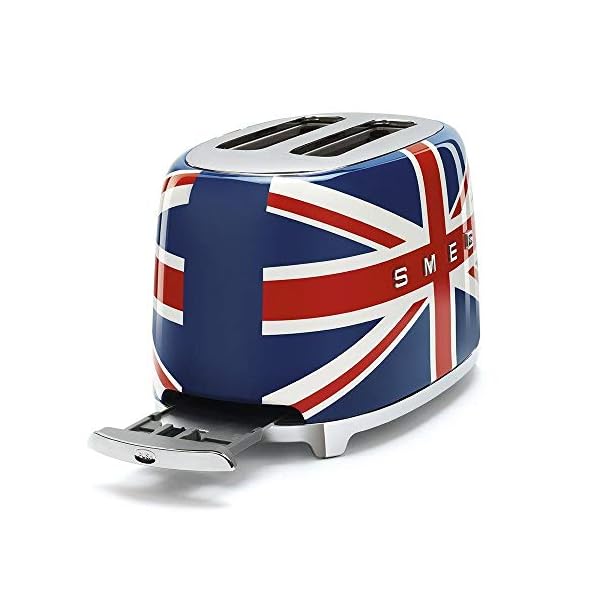 Tostadora SMEG 220v. 2 Panes TSF01UJEU | British Flag - Imagen 3