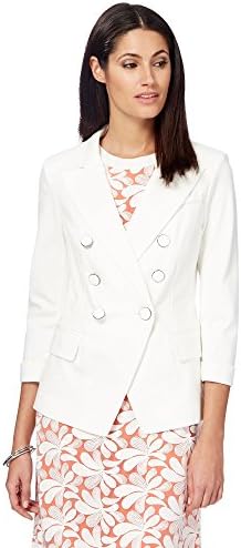 Principles by Ben de Lisi Womens Ivory Ponte Jacket