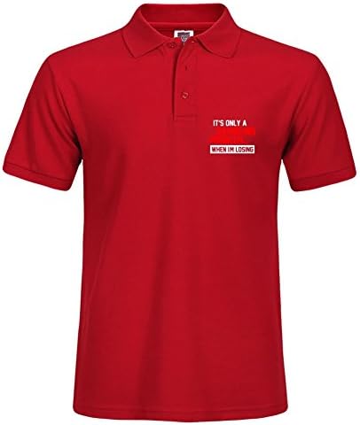 New Xx-large Men Stylish Short Sleeve Casual Polo Shirt Hectorolson T-shirts Red Tee Tops