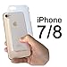 Lucus iPhone 8 Case, iPhone 7 Case, Magic Mirror Case, Hybrid Transparent Mirror Hard PC Back Cover Soft TPU Bumper Drop Protection Wireless Charging Case