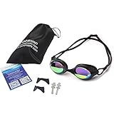New Concept Swim Goggle Compare to Speedo, Aqua Sphere, or Arena - Adult Men or Women