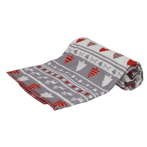 Croci X-Mas Pearl Trees Blanket, 278 g