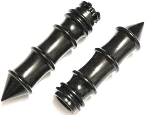 Master Chen Spike Grips Grip Hand Bars 1" 25mm Fit Big Dog Harley Davidson Choppers Black MC0181-GRP