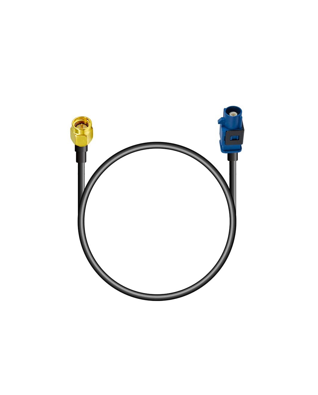 Vecys GPS Fakra C to SMA Plug Pigtail Cable Antenna Adapter Cable RG174 30CM 11.8Inch for car DVR Tracking System Antenna GPS Navigation System Receivers MULTI-WAY