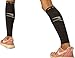 Graduated Calf Compression Shin Sleeves: (1 Pair) Footless Leg Guard and Athletic Running Sleeve for Recovery and Shin Splint Support