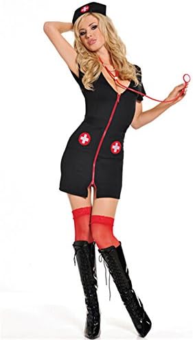 Women's Sexy Lingerie Nightwear Underwear Sets Babydoll Sleepwear Cosplay Nurse Costume