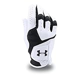 Under Armour Men's CoolSwitch Golf Glove, White/Black, Left Medium/Large