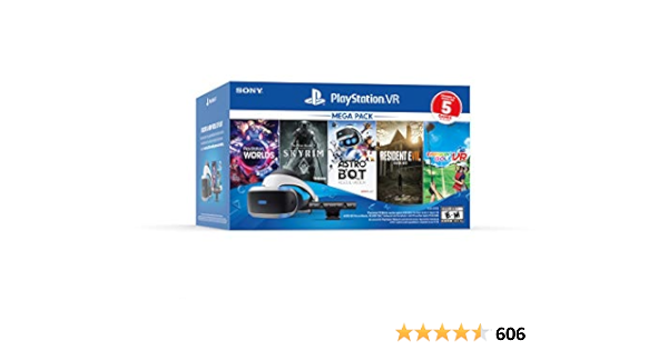 Playstation Vr Bundle Five Game Mega Pack Zvr2 - Ps4 : Amazon.com.br: Games  e Consoles