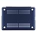 MOSISO Plastic Hard Shell Case & Keyboard Cover & Screen Protector Only Compatible with MacBook Pro Retina 15 inch (Model: A1398, Older Version Release 2015 - end 2012), Navy Blue
