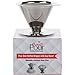 Paperless Pour Over Coffee Dripper - Stainless Steel Reusable Coffee Filter and Single Cup Coffee Maker with Cup Stand