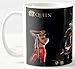 Queen Concert Rock & Roll Hall of Fame Band Freddie Mercury on 11 Oz. Ceramic Coffee Mug