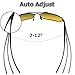 Mens Womens Classic Retro Polarized Sunlasses Metal Frame Dany&Night Driving Rectangular Sun Glasses for Men&Women