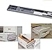 UHPPOTE Soft Close Ball Bearing Spring Damp Drawer Orbit Slide Runners 3 Section Glide (10