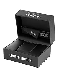 Invicta de los hombres 'Star Wars' automático reloj de acero inoxidable, color negro (modelo: 26558)