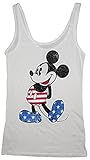 Disney Juniors Mickey Mouse Distressed USA Flag Outfit Tank Top