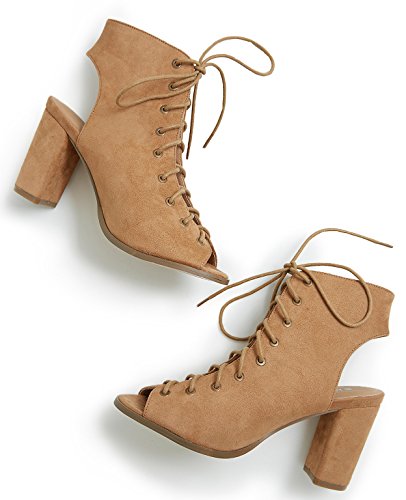 wide width open toe booties