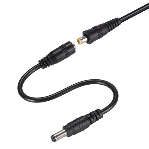 SoulBay 5.5 x 2.1mm Jack Reverse Polarity Converter Cable for Guitar Piano Pedals