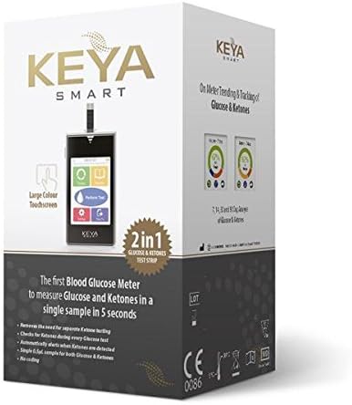 KEYA® Smart Blood Glucose & Ketone Meter Kit