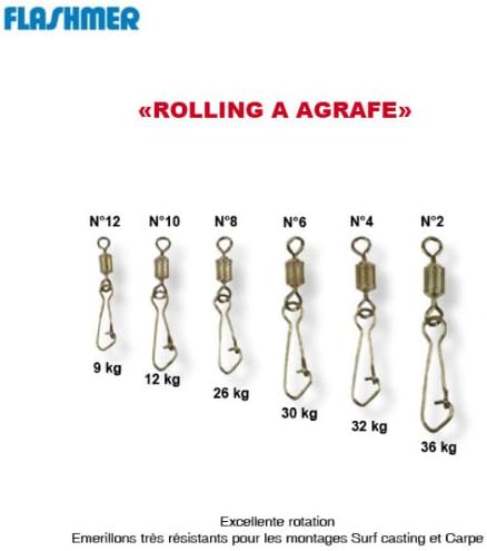 FLASHMER No. 4 Fishing Rolling Staples