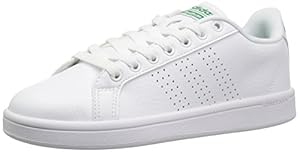 Image of adidas NEO Men's Cloudfoam Advantage Clean Sneakers, White/White/Fairway, (10 M US)