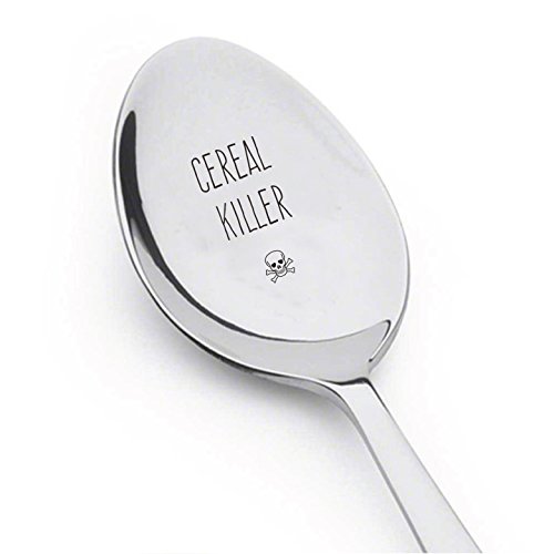 Cereal Killer Spoon -Unique Birthday Gift - Boyfriend - Teenager - Husband - Cereal Lover - Best Selling Item - Spoon Gift # A10