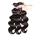 360 Lace Frontal Closure with Bundles Brazilian Body Wave Virgin Hair 100% Unprocessed Human Hair Extensions Natural Color