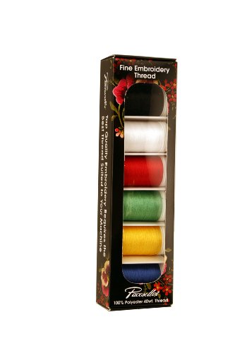 Brother SAEP706 6 Pack of Machine Embroidery Thread