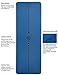 YAWHO Yoga Mat Fitness Mat Specifications 72” x 26” Thickness 1/4-Inch Eco Friendly Material SGS Certified Ingredients TPE Extra Large Non-Slip Exercise Mat with Carry Strap and Carry Bag (Blue)thumb 1