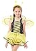 IKALI Kids Bee Costume, Girls Toddlers Bee Fancy Dress Birthday Party Outfit 3-4T