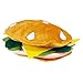 Food Hats - Pizza Hamburger Hot Dog Costume Party Dress Up - Chef Hat Funny Party Hats (Hamburger Hat)