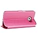 Galaxy S6 Case, EnGive Premium Slim Flip Imitation Leather Cover for Samsung Galaxy S6 G920(Rose)