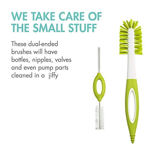 Boon NURSH Silicone Bottles and Grass Bundle Bottles & Cleaning