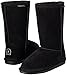 Bearpaw Girls Emma Tall Youth Boot, BLACK, 5 M US Big Kid
