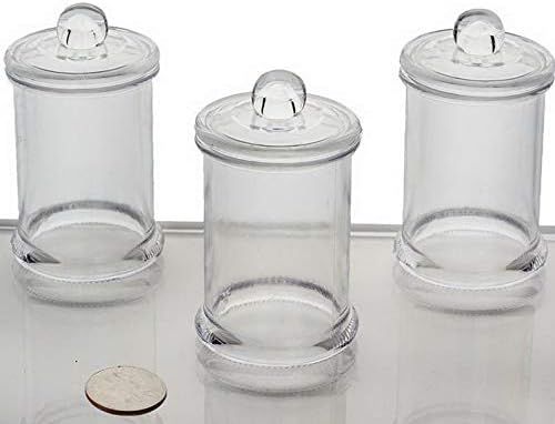 Mikash Favors Holders 6 oz Plastic Clear Favor Jars Wedding Party Home Decorations Sale | Model WDDNGDCRTN - 3336 | 120 pcs