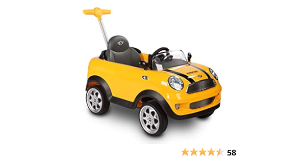 Rollplay 42583 Mini Cooper Push Car, Amarillo : Amazon.es ...