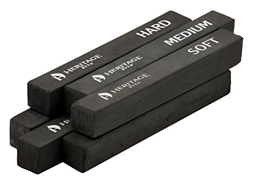 Heritage Arts HCS-A Compressed Charcoal Sticks, 6-Piece Boxed (Assorted) - Thumbnail 2