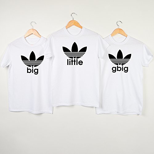 Big Little GBig Sorority College shirts with Black Print,big little sorority gift, Greek Shirts,big little gift for her