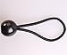Cartman 30 Pack 6 Inch Ball Bungee Cords Canopy Ties with Elastic String for Canopy, Tarp, Straps, Tent, Black