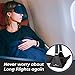 Airplane Footrest - Foot Hammock for Long Flights | Designed for Comfort - Prevent Lower Back Pain & Stiffness, Avoid Leg Swelling |  Lightweight + Compact | Travel Foot Rest + Bonus Carry-on Case