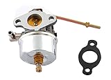 PODOY 631918 Carburetor with Gasket for Tecumseh Carb HS40 4HP HS50 5HP Engine Lawn Mower