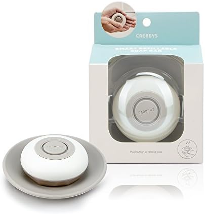 Refillable Soap Bar – Liquid Soap Dispenser Plastic for Bathroom or Kitchen Portable Liquid Soap Container Multifunctional Hand Washing Liquid Soap Box Leak Proof